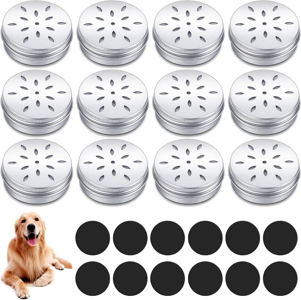 Oudain dog scent work tins pack front view on training mat