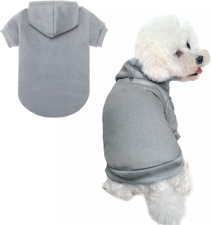 BINGPET Security Dog Hoodies Puppy Sweater Cold Weather Dog Coats Soft Brushed Fleece Pet Clothes Hooded Sweatshirt for Dog Cat - Image 9