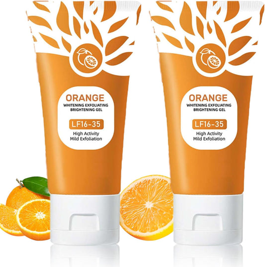 Sheghy Orange Exfoliating Gel Scrub front view packaging