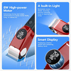 Mcbazel electric dog shaver accessories kit including multiple guide comb attachments