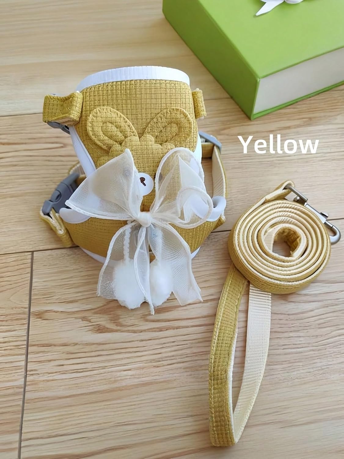 Breathable mesh fabric texture of small dog harness