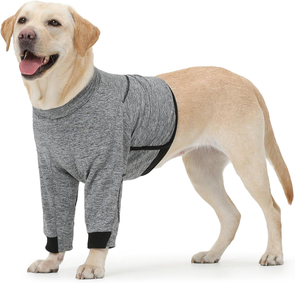 ROZKITCH Dog Shirts Shoulder Surgery Dog Surgical Recovery Suit, Post Surgery Dog Suit Post-Surgery Protection with Velcro Straps Blue 5XL - Image 12