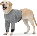 ROZKITCH Dog Shirts Shoulder Surgery Dog Surgical Recovery Suit, Post Surgery Dog Suit Post-Surgery Protection with Velcro Straps Blue 5XL - Image 12