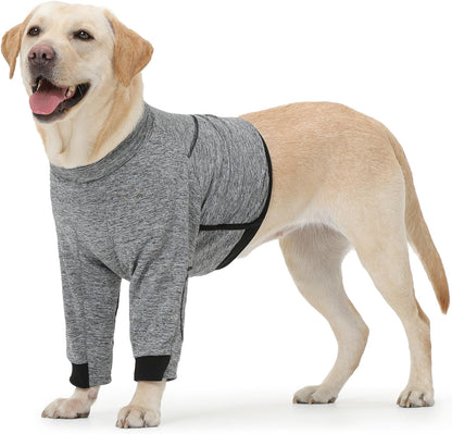 ROZKITCH Dog Shirts Shoulder Surgery Dog Surgical Recovery Suit, Post Surgery Dog Suit Post-Surgery Protection with Velcro Straps Blue 5XL - Image 12