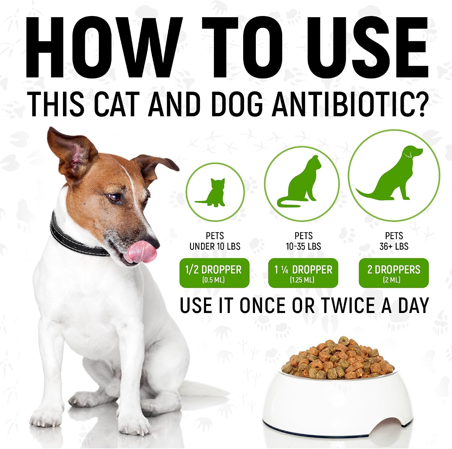 Authentic USA imported Salutempet pet wellness drops packaging details