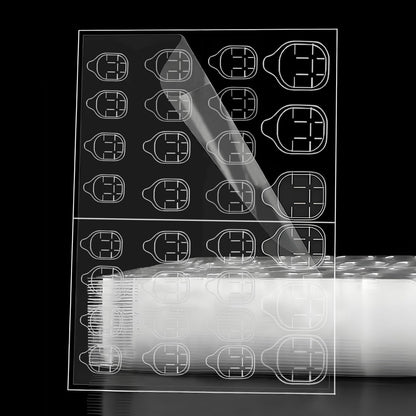 Uadbau 300 piece nail adhesive tabs front packaging view