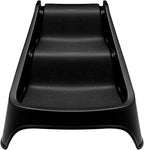 Whisker Litter Robot 4 Ramp front view showcasing the custom fit black cat stairs.
