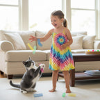 Spot bouncy coils cat toy multi-color assortment