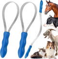 DiDiBirDi dual-sided shedding blade dog hair brush front view