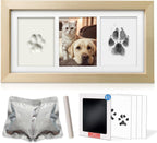 MYPAWLETS Dog Cat Paw Print Kit,Ink&Clay Pawprint Keepsake Frame (Espresso) - Image 9