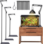 Mecesor adjustable reptile lamp stand front view