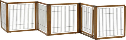 Richell 3-in-1 Convertible Elite Pet Gate, 6-Panel - Image 1
