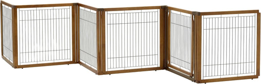 Richell 3-in-1 Convertible Elite Pet Gate, 6-Panel - Image 1