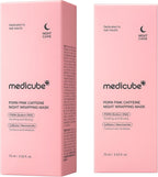 Medicube PDRN Pink Caffeine Night Wrapping Mask lifestyle glow