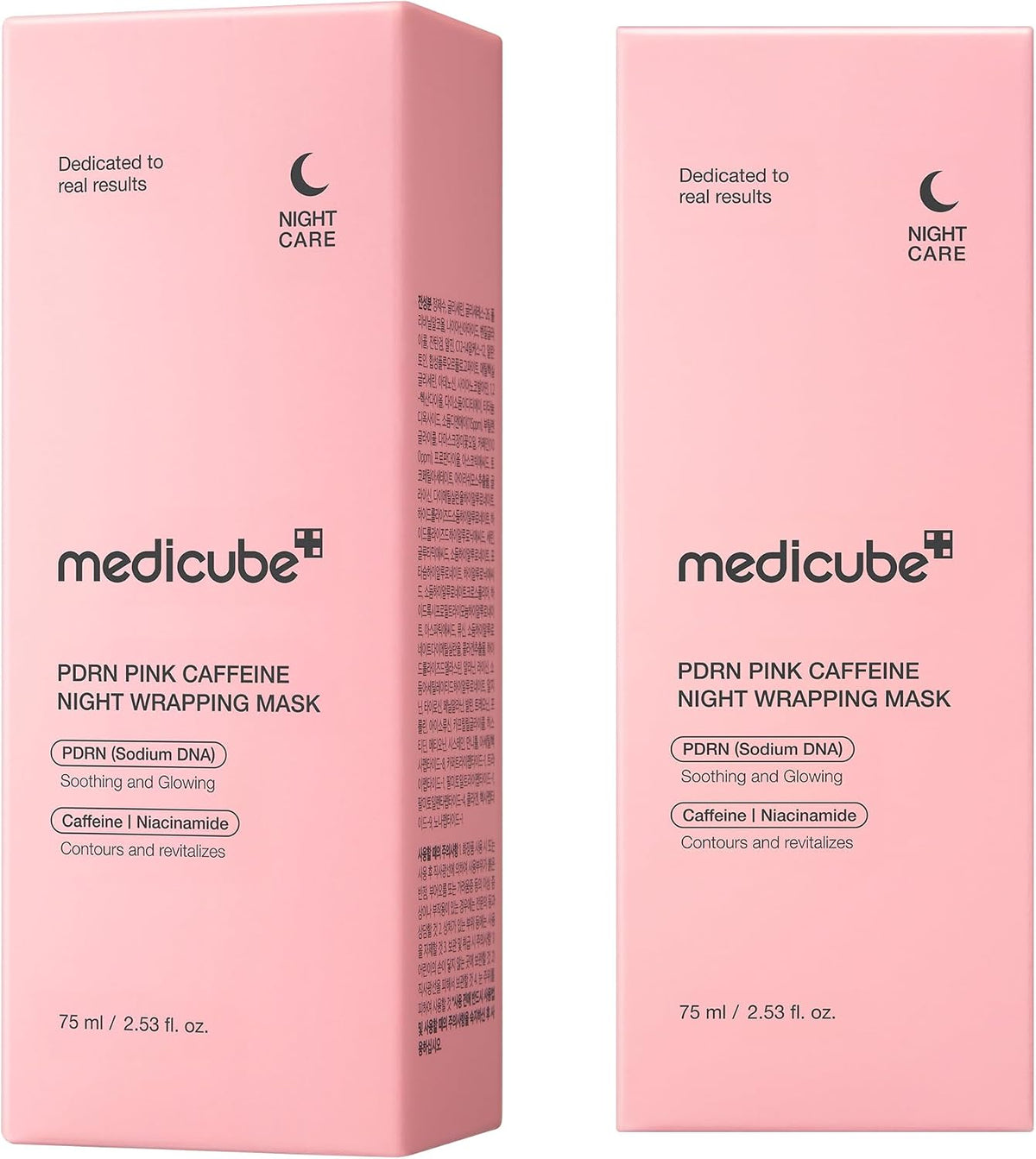 Medicube PDRN Pink Caffeine Night Wrapping Mask lifestyle glow