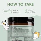 Dr. Mercola Bark And Whiskers Organic Fermented Mushroom Blend packaging back view