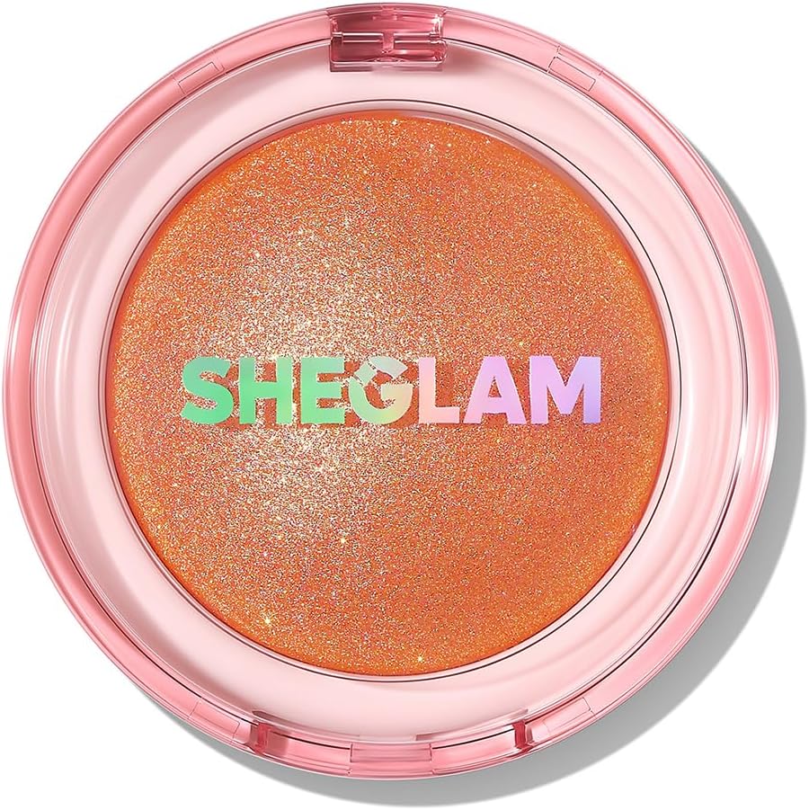 Sheglam Glowchi Bouncy Highlighter Red Bean front view cosmetic packaging