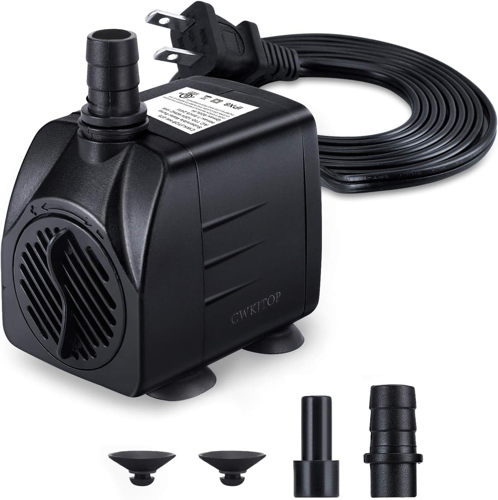 CWKJTOP submersible water fountain pump front view