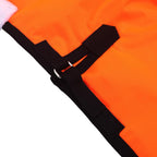 LEAFOREST foal winter turnout blanket showing adjustable chest buckles