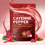 VivoNu Cayenne Pepper Softgels front view bottle for leg vein health