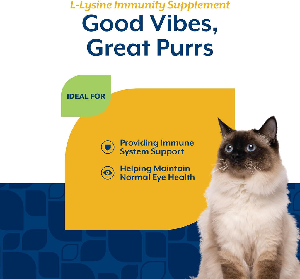 NaturVet L-Lysine Immune Support Plus Antioxidants Cat Supplement - Helps Support Eye Health, Immune System for Cats - Includes Amino Acids - 60 Ct. Soft Chews, 30-Day Supply - Image 4