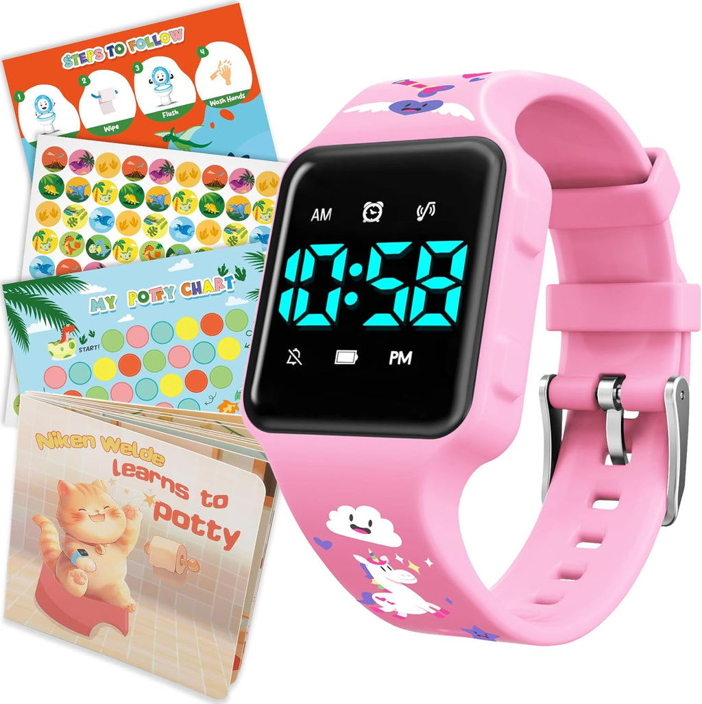 Vtaige toddler potty training watch and kit front view