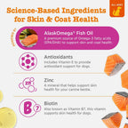Zesty Paws dog itch relief supplement ingredients label