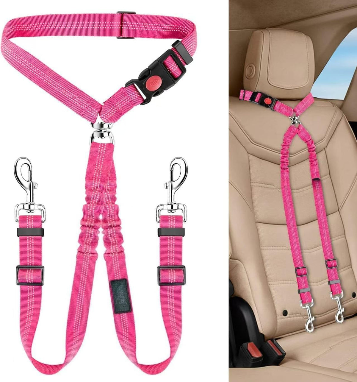 Packaging view of SlowTon dog safety travel accessory