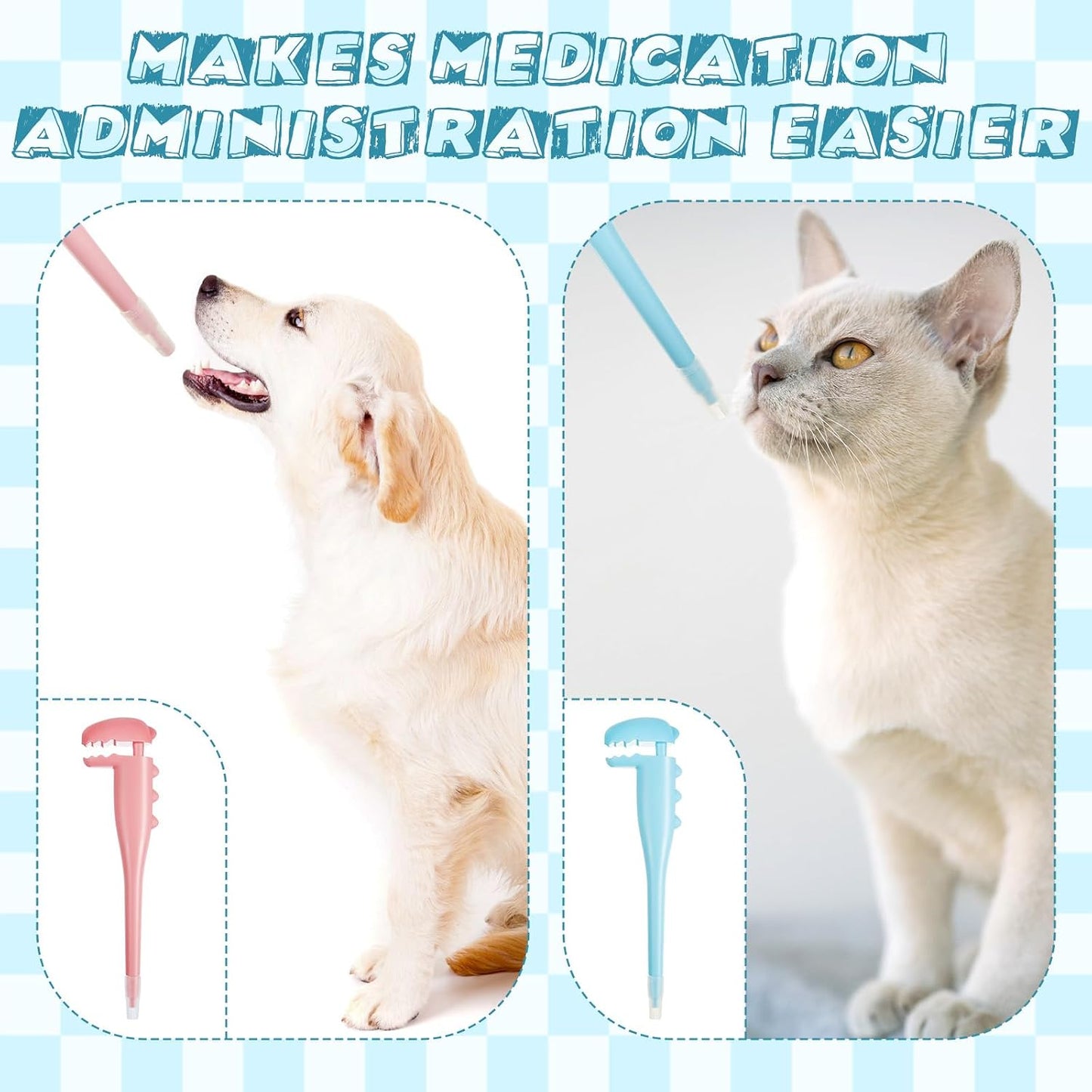 Reallnaive pet medication loader being prepared for a cat or dog.