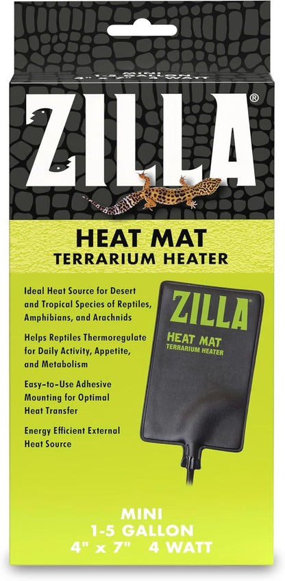 Zilla Heat Mat, Terrarium Heater for Reptiles, Snakes (Ball Pythons, Corn Snakes), Leopard Geckos, Tortoises, Amphibians and Arachnids, Small, Fits 10-20 Gallon, 8 Watt - Image 12