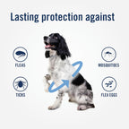 Close up of PetArmor adjustable collar strap for dogs