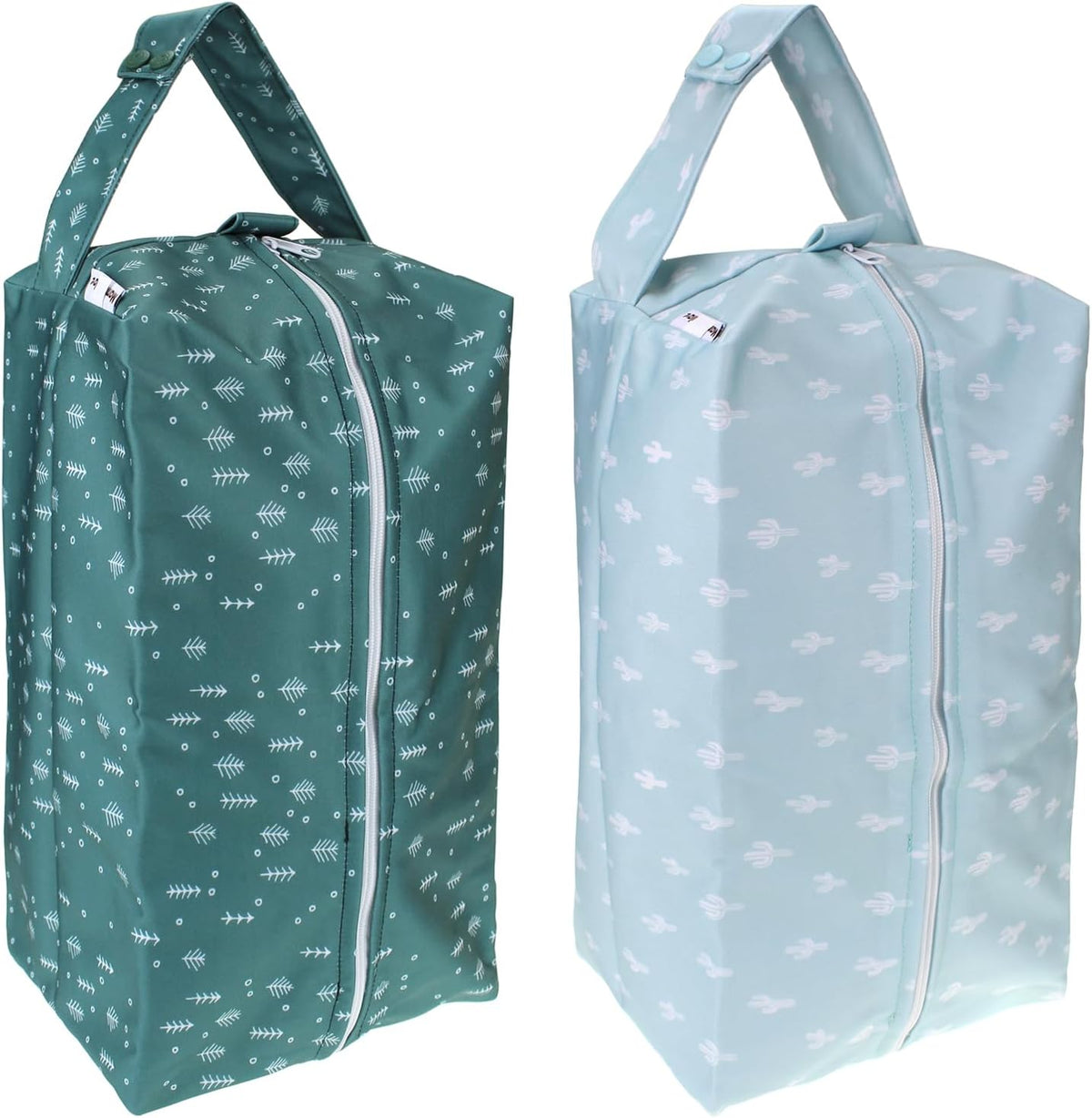 Mama Koala waterproof diaper pods front view in Pine Forest print