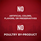 Purina ONE True Instinct grain free dog food packaging details and nutrition facts