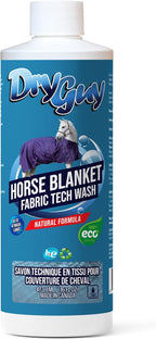 Dry Guy Waterproofing Horse Blanket Fabric Tech Wash front view bottle for premium equine gear maintenance