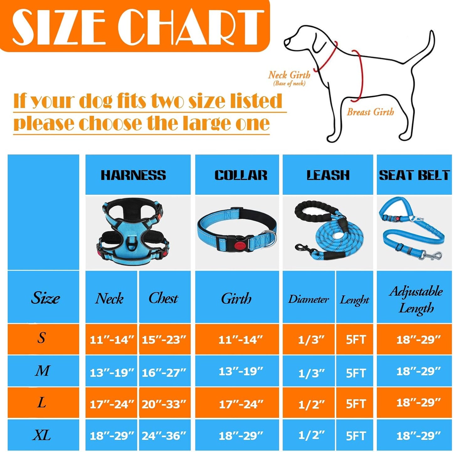 LOBEVE No Pull Dog Harness, Collar & Leash Set | Includes Dog Seat Belt, Collapsible Bowls & Poop Bag Dispenser. Ideal for Training, Walking, Hiking. Fits Small to Large Dogs(Pink-M) - Image 12