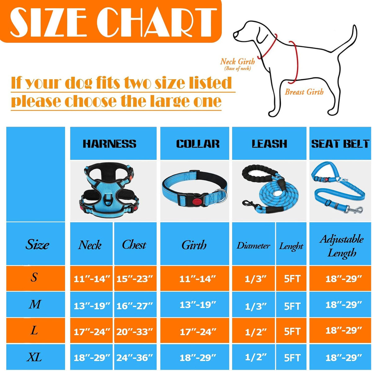LOBEVE No Pull Dog Harness, Collar & Leash Set | Includes Dog Seat Belt, Collapsible Bowls & Poop Bag Dispenser. Ideal for Training, Walking, Hiking. Fits Small to Large Dogs(Pink-M) - Image 12