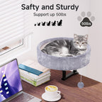 Cat resting in the Chumajor adjustable indoor cat nest furniture