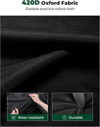 Heavy duty oxford fabric texture of the PawGiant outdoor dog enclosure roof replacement.