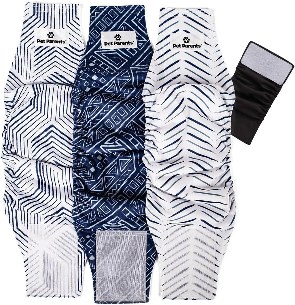 PET Parents Washable Belly Band Male Dog Diapers, Dog Wraps and EXTENDRS, Black, X-Large: 2 - Image 14
