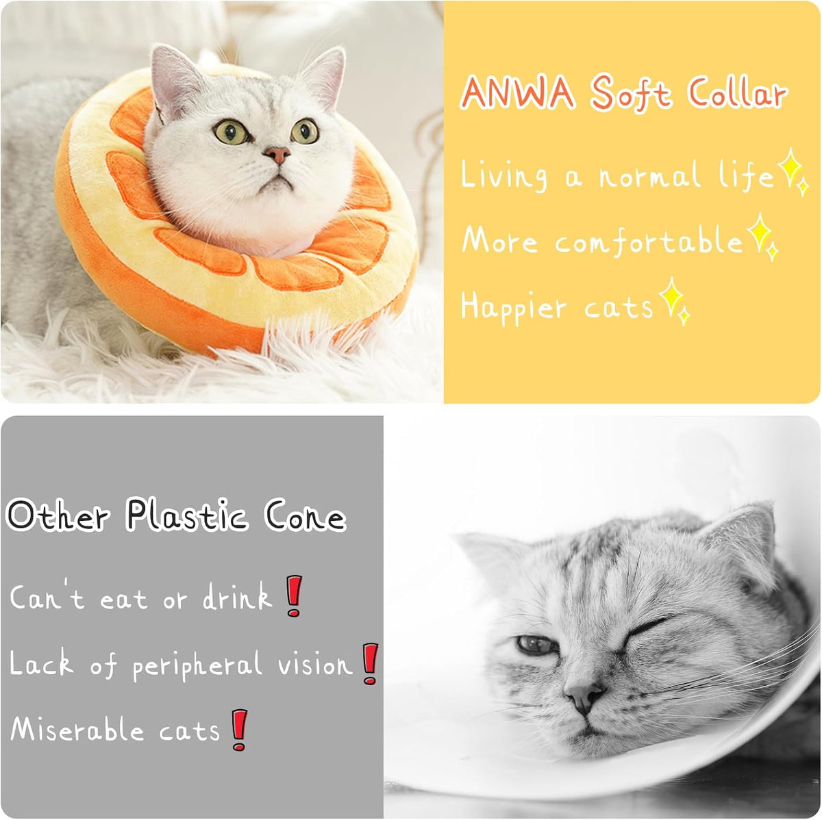 High-quality soft fabric texture of the Anwa cat recovery cushion