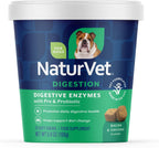 NaturVet Advanced Probiotics & Enzymes, PB6 Dog Soft Chews to Help Sensitive Stomachs and Digestive Issues, Hickory Smoked Bacon Flavored Pet Supplement for Dogs Over 6 Weeks, 120 Count Jar - Image 14