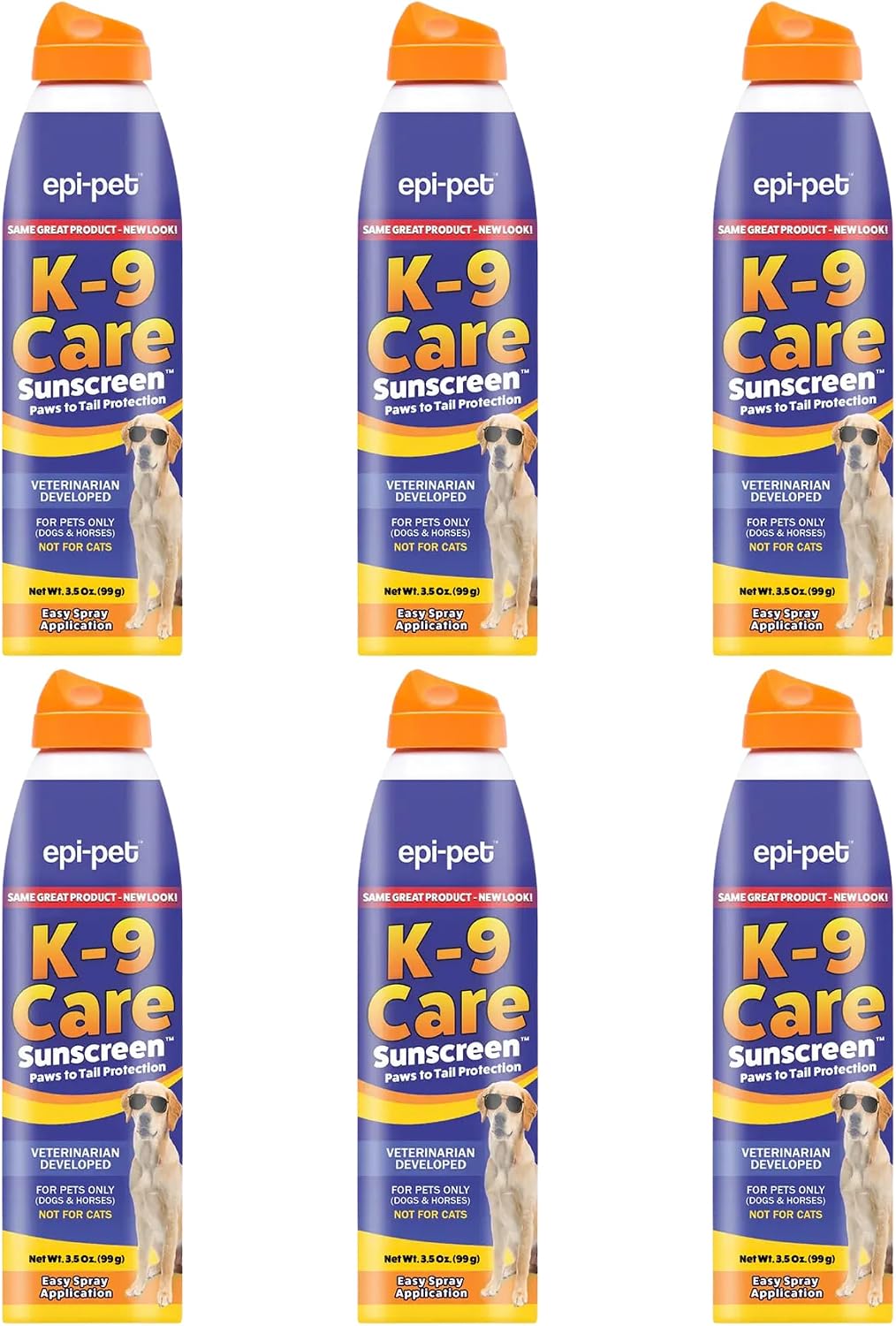 Epi-Pet K-9 Care Sunscreen, Paws to Tail Protection, Prevents Sunburns on Dogs and Horses, Sun Protector Spray, SPF 30+, Non-Greasy/Oily Solution - 3.5 oz (Pack of 2) - Image 13