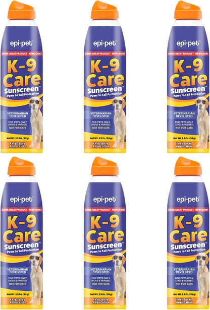 Epi-Pet K-9 Care Sunscreen, Paws to Tail Protection, Prevents Sunburns on Dogs and Horses, Sun Protector Spray, SPF 30+, Non-Greasy/Oily Solution - 3.5 oz (Pack of 2) - Image 13