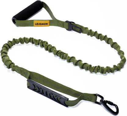 6FT Highly Reflective Heavy Duty Elastic Bungee Medium and Large Dog Leash Shock Absorbing with Comfortable Padded Handle and Traffic Handle Suitable for Training - Image 9