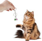 LIQWEI round pet accessories pack showing all ten pieces of rust resistant dog and cat charms