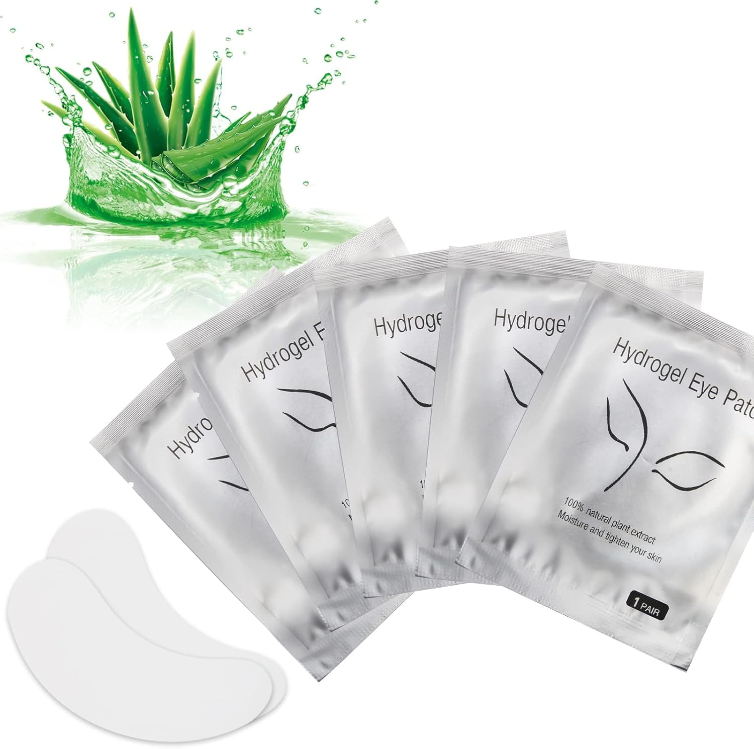 AHIER eyelash extension eye pads 100 pairs set for professional lash artists