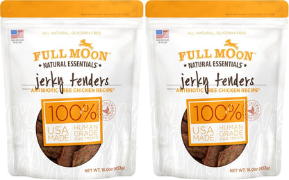 Full Moon Chicken Jerky Tenders Healthy All Natural Dog Treats Human Grade Made in USA 26 oz - Image 10
