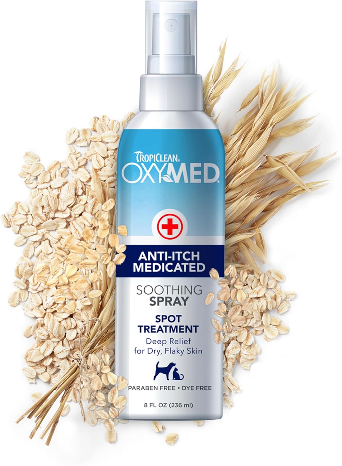 TropiClean Oxymed Medicated Cat & Dog Shampoo and Conditioner Set for Itchy Skin, Skin Soothing Oatmeal Shampoo & Conditioner for Dogs & Cats | Set of 2 - Image 11