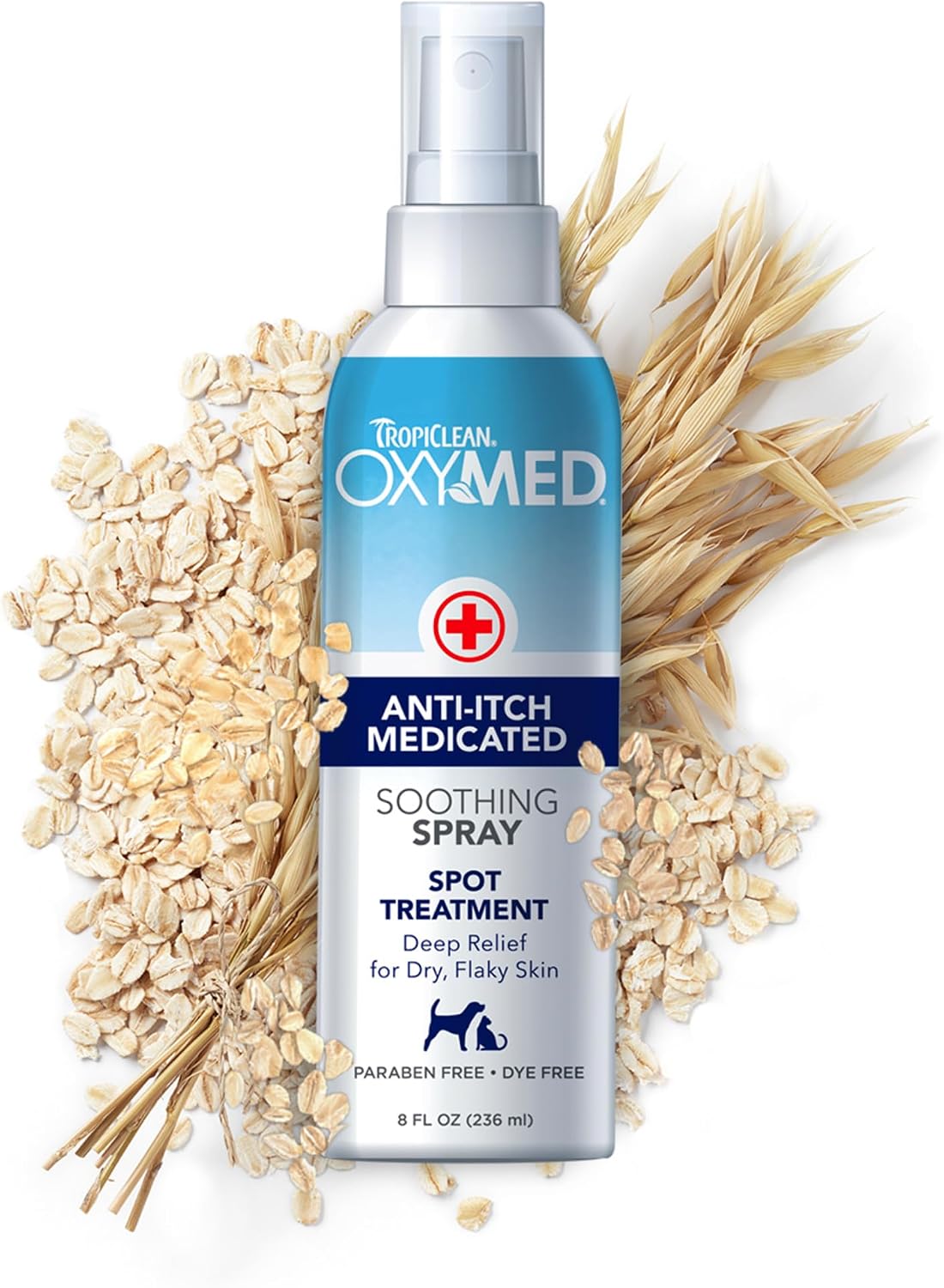 TropiClean OxyMed Dog Shampoo for Allergies and Itching, Gentle Moisturizing Oatmeal & Aloe Shampoo for Seasonal Allergies & Skin Irritants, 20oz - Image 9