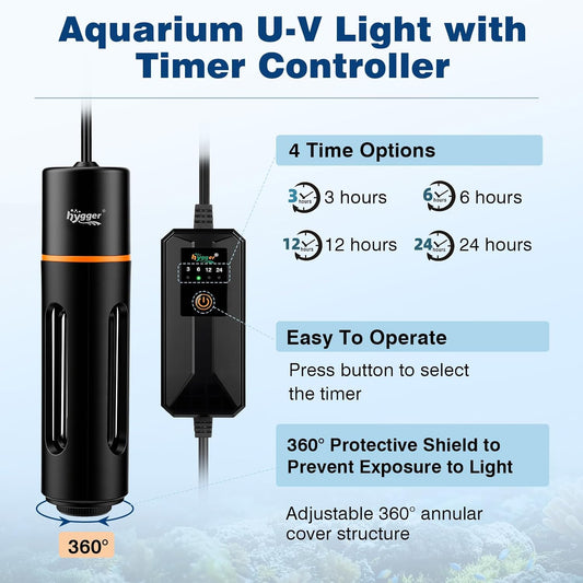 360 Degree Protective Shield Detail For Fish Tank Light